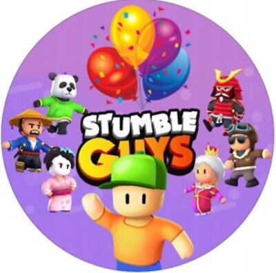 Jogo de fotos de bolo Stumble Guys Cake Topper Cakes