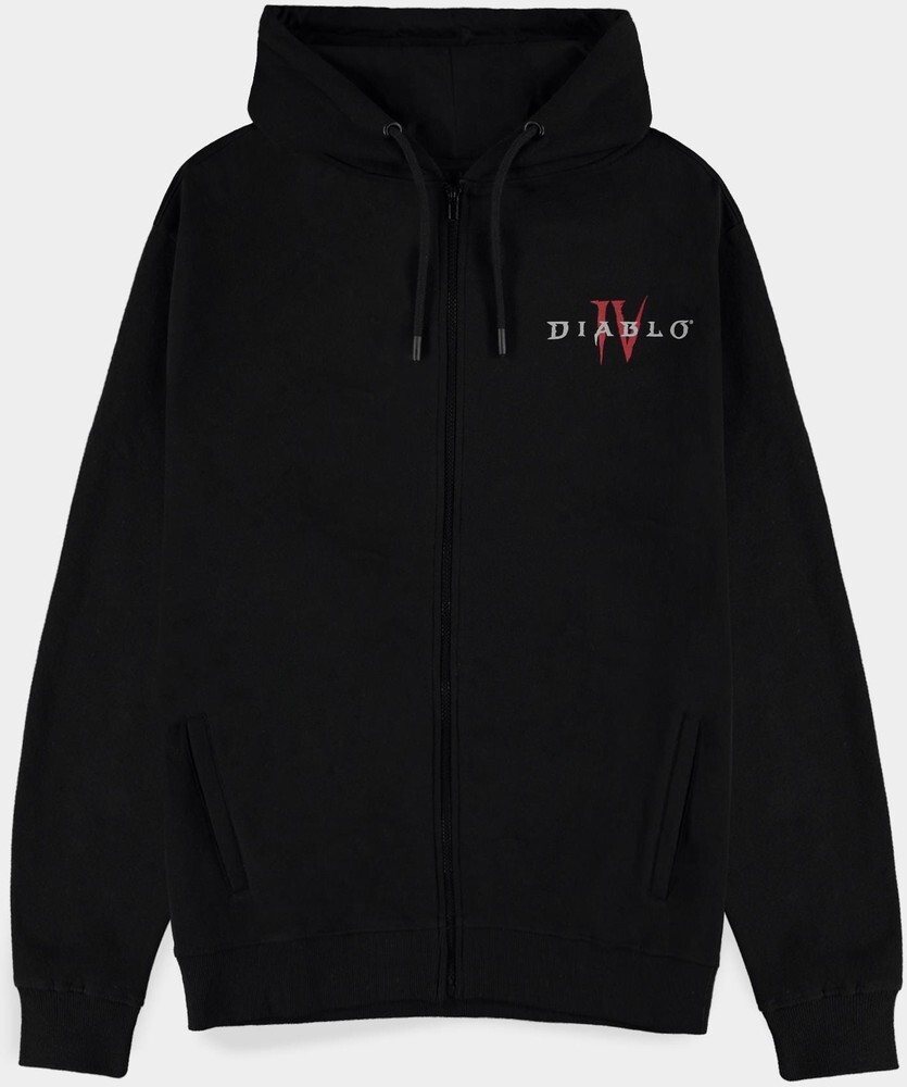 Diablo IV Lilith Rising Men's Zipper Hoodie Black