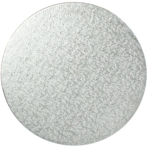 8"",10,12,14 & 16"" Zoll Kuchenbretter doppelt dick 3 mm v stark - seitlich silber verfolgt - Bild 2 von 6