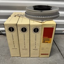 Lot of 4 Kodak Carousel Transvue & Slide Tray...