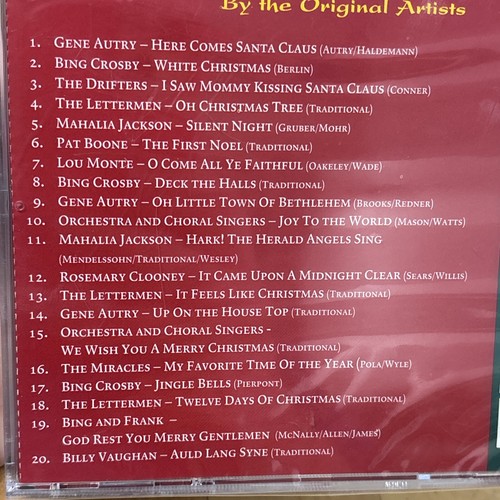 Christmas Favorites By The Original Artists CD Crosby Autry Drifters Vaughan - Imagen 3 de 4