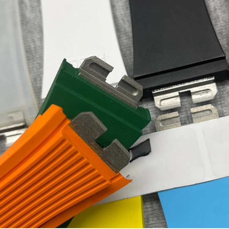 Correa de reloj de goma de liberación rápida para HB Big Bang Único 44 mm serie 411 28/22 mm Foto 3 de 4