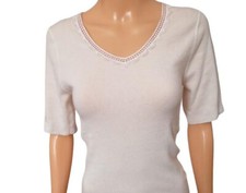 Angora Damen Unterwäsche 40% Angora Unterhemd Wärmewäsche Kurzarm