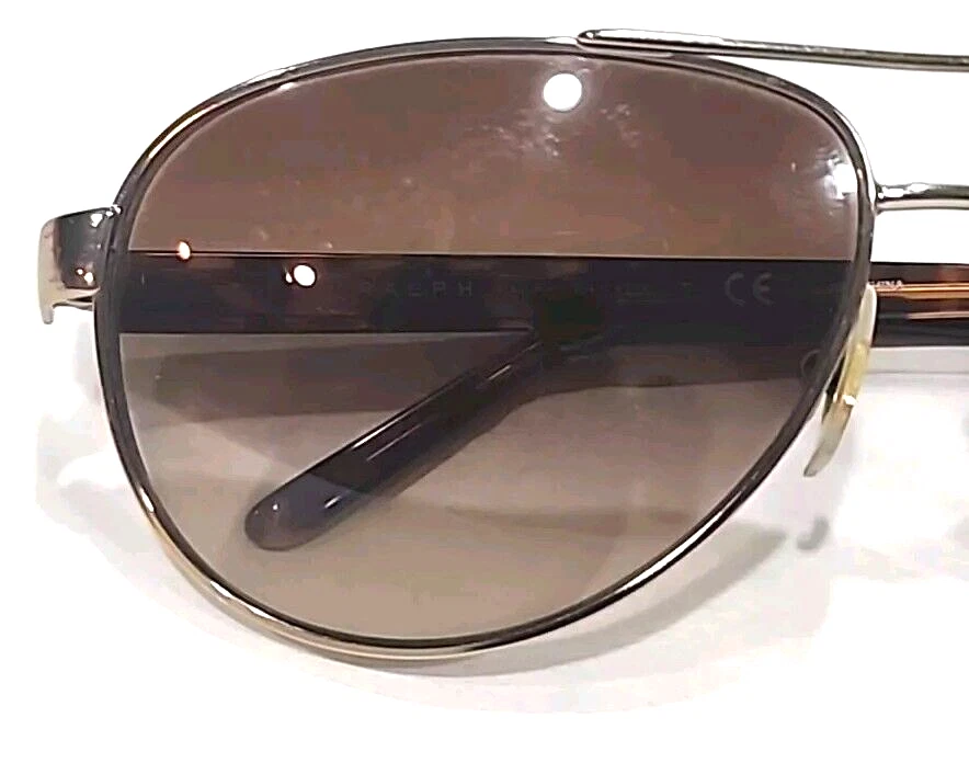 Gafas de sol Ralph Lauren RA4004 104/13 dorado metal marrón 59-13 130 *LEER Foto 2 de 4