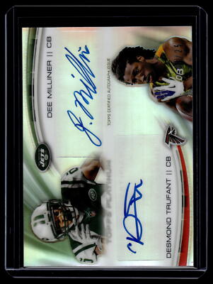 Desmond Trufant / Dee Milliner 2013 Topps Platinum Dual Auto Card /25 #DA-MT