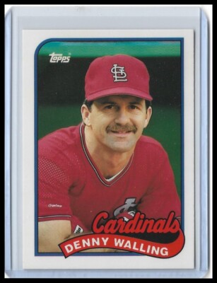 1989 Topps Tiffany - Denny Walling #196