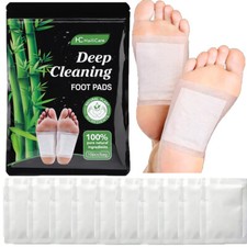 10-200 Foot Detox Patches Pads Toxins Deep Cleansing Herbal Bamboo Organic Pad