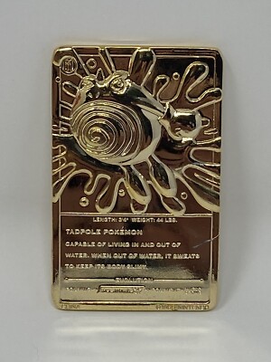poliwhirl pokemon gold card Vintage Pokémon Poliwhirl 23K Gold-Plated Card – Burger King Promo (19 –  GoldenFishGames