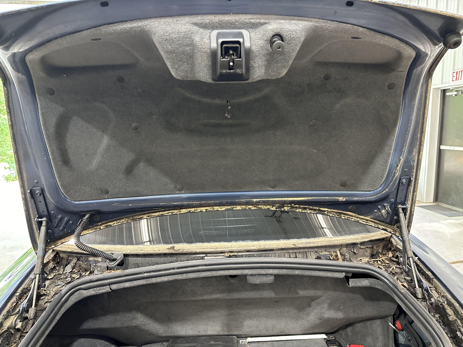 03-12 MASERATI QUATTROPORT REAR TRUNK DECKLID LIFT GATE BLUE SEBRING 203852