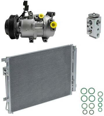 RYC Reman AC Compressor Kit W/ Condenser DI79A Fits Hyundai Veloster 1.6L 2014