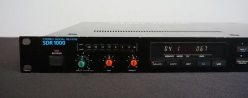 Ibanez SDR1000 80s Vintage Stereo Digital Reverb 1U Rack Effects 