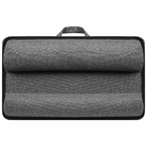 LapGear Home Office Lap Desk with Mouse Pad and Phone Holder - Silver Carbon - Picture 7 of 8