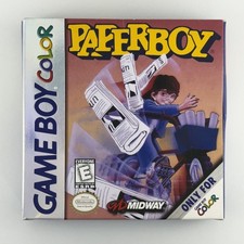 Paperboy (Nintendo GameBoy Color, 1998) Cartridge & Box ONLY No Manual