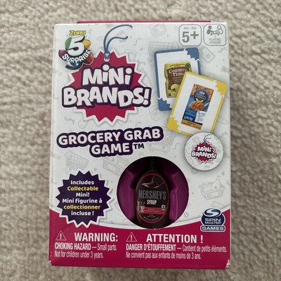 Mini Brands Grocery Grab Card Game (Hershey's Syrup) Brand NEW, SEALED