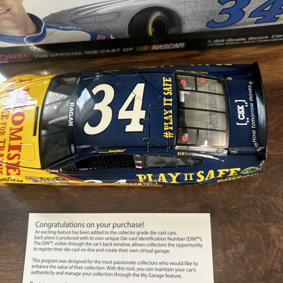David Ragan #3 - 2014 CSX Ford Fusion NASCAR Die-cast Model 1 of 631 Action - Image 4 of 4