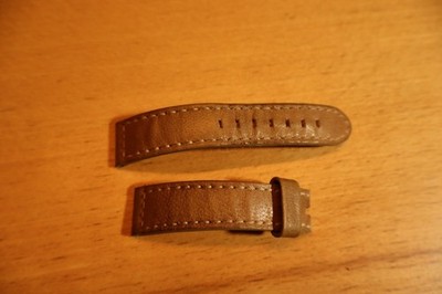 Hamilton Lederarmband in Beige 18mm