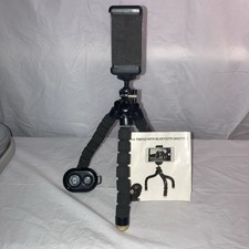 Mini Tripod with Bluetooth Remote Shutter Remote tested and works