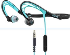 Sports Headphones Wired Over Ear Behind The Neck Headphones Running Earphones...