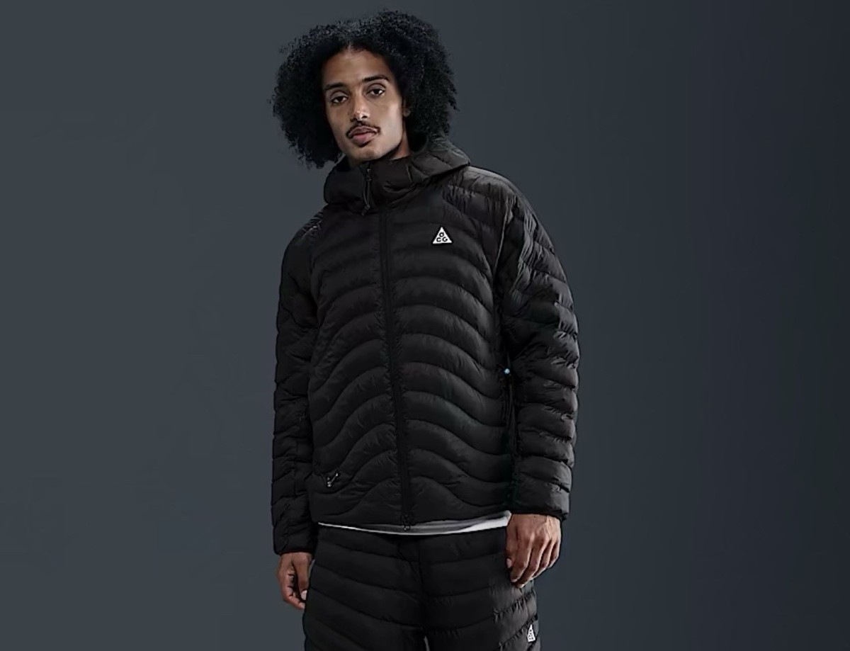Nike ACG 'Lava Flow' Therma-Fit ADV Full Zip Black Jacket, Size