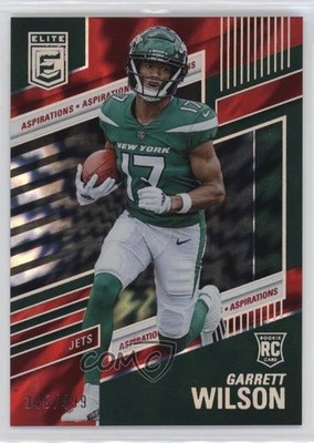 2022 Donruss Elite Rookies Aspirations Shimmer Garrett Wilson Rookie RC 1d4m
