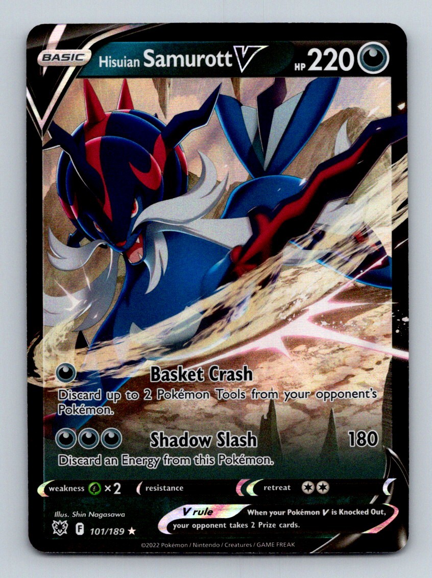 #101 Hisuian Samurott V 2022 Astral Radiance [