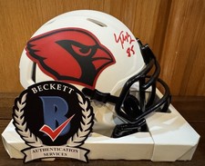 Trey McBride Autographed Arizona Cardinals Lunar Eclipse  Mini Helmet Beckett