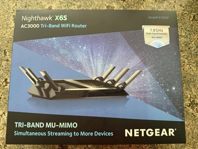 NETGEAR Nighthawk X6S AC3000 Tri-Band WiFi Router MU-MIMO VPN Gaming USB 3.0