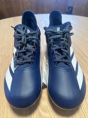 Adidas Adizero Electric.1 Football Cleats Navy White Men's Size 12 NWOT