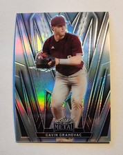 2024 Leaf Metal Gavin Grahovac Prismatic Silver RC SN/185 Texas A&M