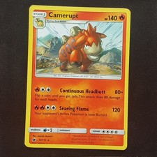 Camerupt 14/111💯MINT💯Crimson Invasion Pokemon Card TCG