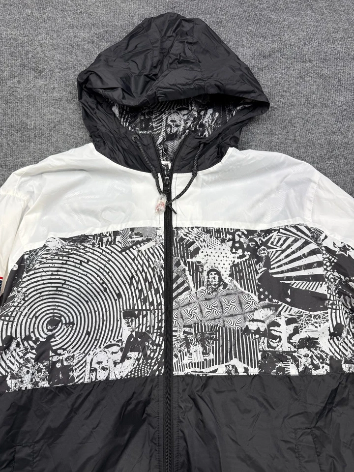 Volcom Mens Usst Ermont Hooded Lightweight Windbreaker Jacket - Image 4 of 4