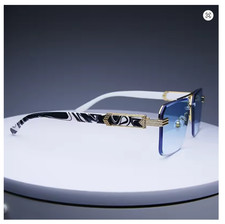 Fashion Rimless Sunglasses Men Women Populare Frameless Sun Glasses Male