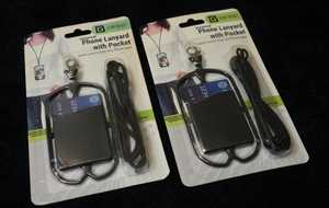 2 Pack Gear Beast Universal Phone Lanyard With Pocket Adjustable Neck Strap NEW