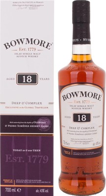 Bowmore 18 Jahre Deep & Complex 0,7l, alc. 43 Vol.-%