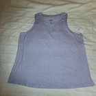 Croft & Barrow Ribbed Sleepwear Tank Lavender Delta Butterfly Womens XL NWT NEW — photo 4