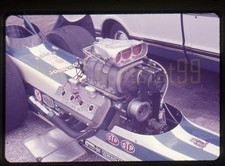 Kansas John Wiebe Dragster Engine - 1972 Palm Beach Fl - Vtg Drag Race Slide