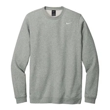 SIZE MEDIUM: GRAY Nike Mens Club Fleece Crewneck Sweatshirt Pullover CJ1614-063