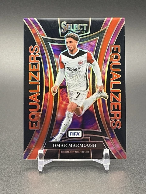 2024-25 Panini Select FIFA Omar Marmoush Equalizers Black 1/1 Frankfurt Man City