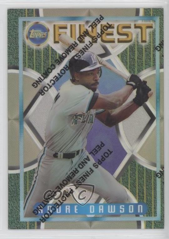 1995 Topps Finest Refractor Andre Dawson #330 HOF 0w7