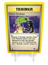 Vintage Erika's Kindness 103/132 Gym Challenge ENG No Holo Pokemon Card INKED on eBay