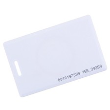 10Pcs ID Card RFID Proximity 125KHz TK4100 Read Only 1.8mm Thick with Hole White
