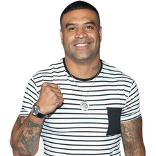 Shawne Merriman (T Shirt) Half Body Buddy Cutout
