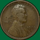 1922-D Lincoln Wheat Cent Very Good VG Coin #34872
