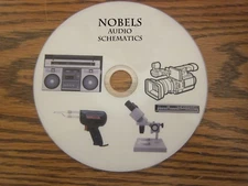Nobels Audio Repair Service schematics manuals on 1 dvd in pdf format 