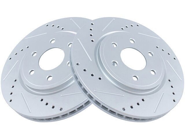 TRQ 72JK55V Front Brake Rotor Set Fits 2005-2012 Nissan Pathfinder 4.0L ...
