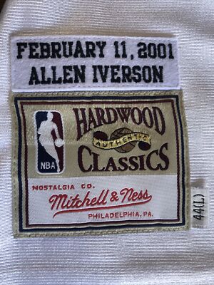 Allen Iverson Autographed Jersey Authentic Mitchell & Ness 76ers