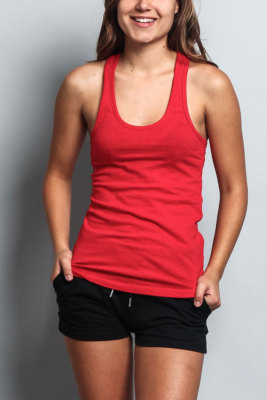 Women's Racer back Basic Light Weight Yoga Gym Active Workout Tank Top (2-Pack)