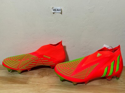 シューズ PREDATOR EDGE+ FG 26cm Adidas X Predator Edge+ SG Soccer Cleats Orange/Green Mens 8.5