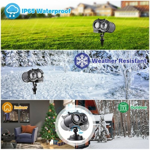 Christmas Light Projector Farmhouse Decor Laser Lights with Remote Control US - Picture 11 of 31