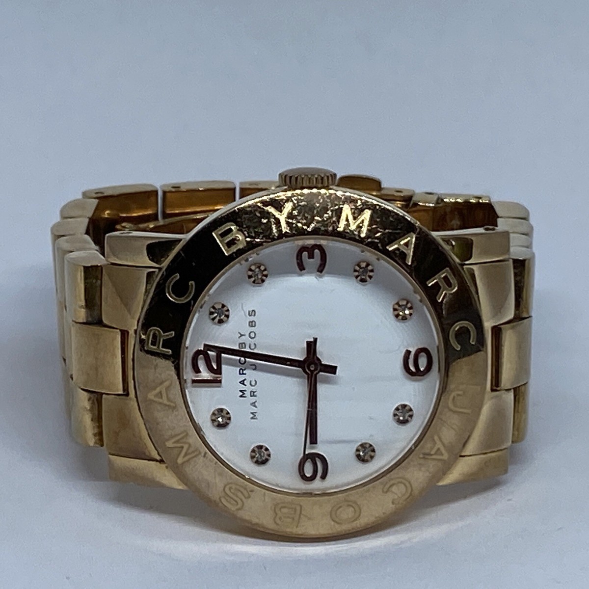 Marc Jacobs MBM3077 Women's Stainless Steel Analog White Marc Jacobs MBM3077 Women's Stainless Steel Analog White